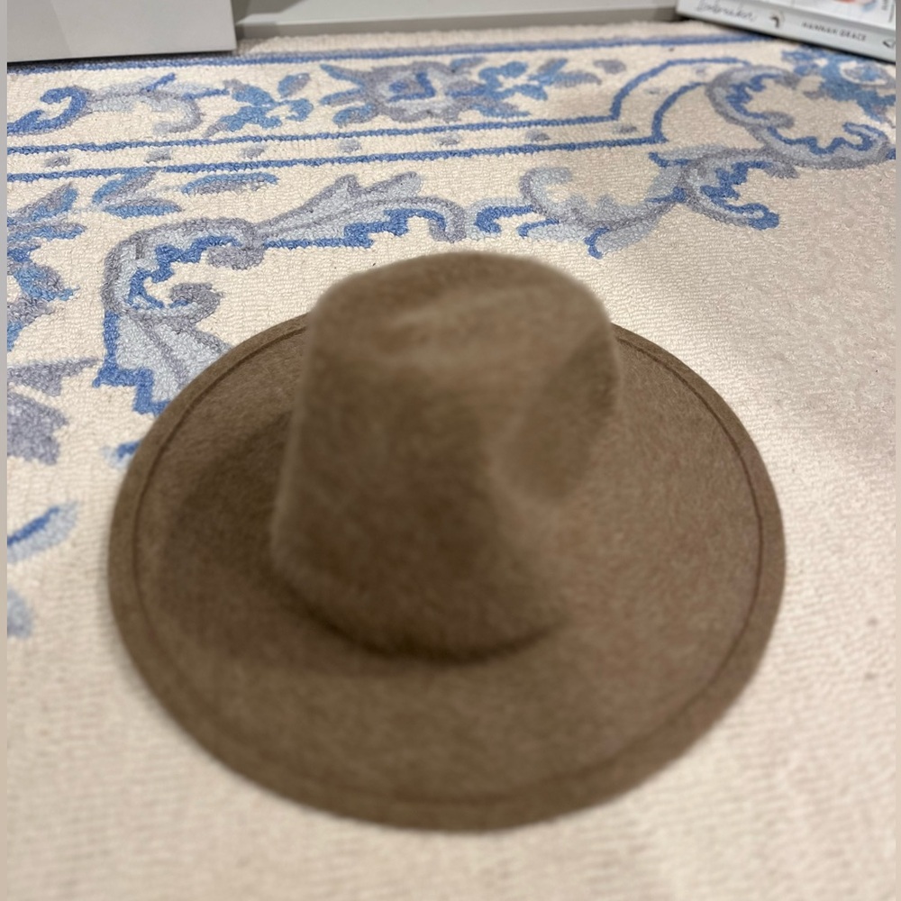 Hat Attack Tan Fedora Hat